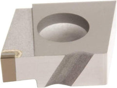 Sumitomo - 1506500CGA Grade BN250, 5mm Cutting Width PCBN Grooving Insert - 5mm Max Depth of Cut, Left Hand, 0.2007mm Corner Radius, Uncoated - Exact Tool & Supply