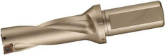 Sumitomo - 109mm Max Drill Depth, 2xD, 52mm Diam, Indexable Insert Drill - 2 Inserts, 40mm Shank Diam, Whistle Notch Shank - Exact Tool & Supply