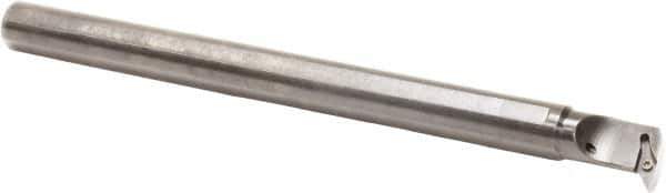 Sumitomo - 0.98" Min Bore Diam, 10" OAL, 3/4" Shank Diam, A-SVUB Indexable Boring Bar - VBMT 221 Insert, Screw Holding Method - Exact Tool & Supply