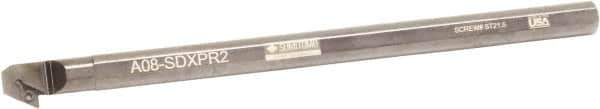 Sumitomo - 0.98" Min Bore Diam, 10-3/4" OAL, 3/4" Shank Diam, A-SDXP Indexable Boring Bar - DPMT 32.52 Insert, Screw Holding Method - Exact Tool & Supply
