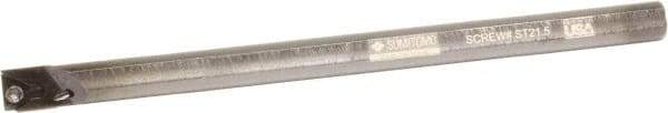 Sumitomo - 1.2" Min Bore Diam, 12" OAL, 1" Shank Diam, A-STFP Indexable Boring Bar - TPMT 32.52 Insert, Screw Holding Method - Exact Tool & Supply