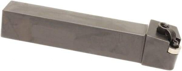 Sumitomo - MRGN, Left Hand Cut, 1-1/4" Shank Height x 1-1/4" Shank Width, Negative Rake Indexable Turning Toolholder - 6" OAL, RNMG 43 Insert Compatibility, Series Multi-Option - Exact Tool & Supply