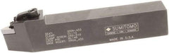 Sumitomo - MDPN, Neutral Cut, 27.5° Lead Angle, 1" Shank Height x 1" Shank Width, Negative Rake Indexable Turning Toolholder - 6" OAL, DNMG 432 Insert Compatibility, Series Multi-Option - Exact Tool & Supply