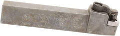 Sumitomo - MCRN, Left Hand Cut, 15° Lead Angle, 3/4" Shank Height x 3/4" Shank Width, Positive Rake Indexable Turning Toolholder - 4-1/2" OAL, CNMG 432 Insert Compatibility, Series Multi-Option - Exact Tool & Supply
