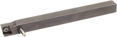 Sumitomo - SCAC, Left Hand Cut, 0° Lead Angle, 1/2" Shank Height x 1/2" Shank Width, Neutral Rake Indexable Turning Toolholder - 4-1/2" OAL, CC.. 32.52 Insert Compatibility, Series Screw Lock - Exact Tool & Supply