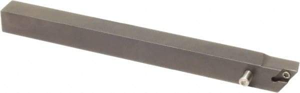 Sumitomo - SDAC, Right Hand Cut, 0° Lead Angle, 10mm Shank Height x 10mm Shank Width, Positive Rake Indexable Turning Toolholder - 100mm OAL, DCMT 21.51 Insert Compatibility, Series Screw Lock - Exact Tool & Supply