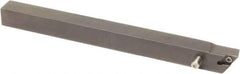 Sumitomo - SDAC, Right Hand Cut, 0° Lead Angle, 10mm Shank Height x 10mm Shank Width, Positive Rake Indexable Turning Toolholder - 100mm OAL, DCMT 21.51 Insert Compatibility, Series Screw Lock - Exact Tool & Supply