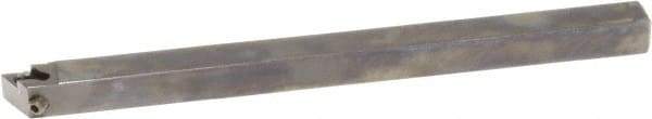 Sumitomo - PDJC, Left Hand Cut, -3° Lead Angle, 1/2" Shank Height x 1/2" Shank Width, Positive Rake Indexable Turning Toolholder - 6" OAL, DCMT 32.52 Insert Compatibility, Series Swiss - Exact Tool & Supply