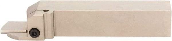 Sumitomo - GNDL, External, Left Hand, 3.2mm Max Depth of Cut, Indexable Grooving Tool Holder - GCMN, GCML, GCMR Insert Compatibility, 1-1/4" Shank Height, 1-1/4" Shank Width, 5" OAL - Exact Tool & Supply