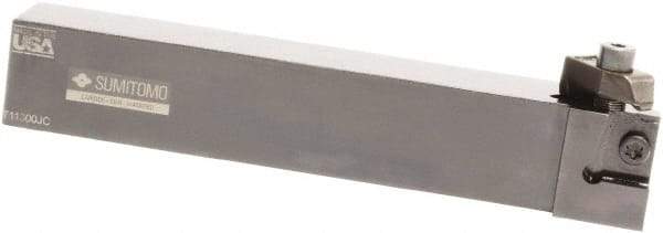 Sumitomo - GWB, External, Left Hand, 5mm Max Depth of Cut, 4.5 to 5.99mm Groove Width, Indexable Grooving Tool Holder - CGA.. Insert Compatibility, 25.4mm Shank Height, 25.4mm Shank Width, 153.39mm OAL - Exact Tool & Supply