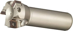 Sumitomo - 80mm Cut Diam, 32mm Shank Diam, 120mm OAL, Indexable Square Shoulder End Mill - SOMT Inserts, Cylindrical Shank, 90° Lead Angle, Through Coolant, Series WaveMill - Exact Tool & Supply