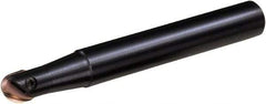 Sumitomo - 1/2" Cut Diam, 0.427" Max Depth of Cut, 5/8" Shank Diam, 3.678" OAL, Indexable Ball Nose End Mill - 1.772" Head Length, Straight Shank, WBMF Toolholder, ZPGU2S Insert - Exact Tool & Supply