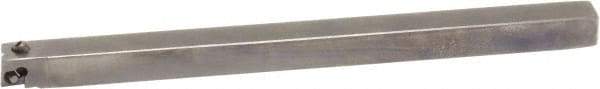 Sumitomo - PCLC, Right Hand Cut, -5° Lead Angle, 3/8" Shank Height x 3/8" Shank Width, Positive Rake Indexable Turning Toolholder - 6" OAL, CCMT 21.51 Insert Compatibility, Series Swiss - Exact Tool & Supply