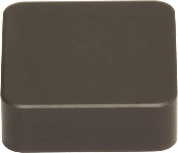 Sumitomo - SNG322 Grade BNS800 PCBN Turning Insert - Uncoated, 90° Square, 3/8" Inscr Circle, 1/8" Thick, 1/32" Corner Radius - Exact Tool & Supply