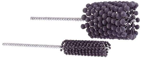 Brush Research Mfg. - 3/8" Bore Diam, 320 Grit, Silicon Carbide Flexible Hone - Extra Fine, 8" OAL - Exact Tool & Supply