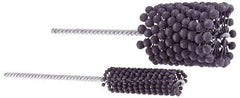 Brush Research Mfg. - 3/8" Bore Diam, 320 Grit, Silicon Carbide Flexible Hone - Extra Fine, 8" OAL - Exact Tool & Supply