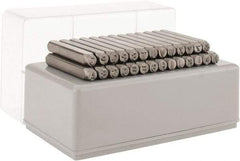 C.H. Hanson - 27 Piece, 3/16" Character Steel Stamp Set - Letters, Standard - Exact Tool & Supply