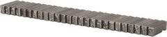 C.H. Hanson - 26 Piece, 1/4 Inch Character, Steel Type Set - 8 Character Capacity, A-Z Content - Exact Tool & Supply
