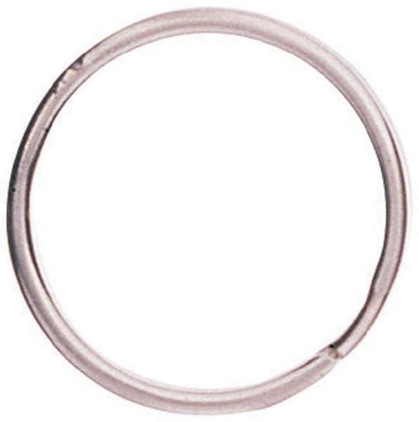 C.H. Hanson - 2" ID, 59mm OD, 5mm Thick, Split Ring - Carbon Spring Steel, Nickel Plated Finish - Exact Tool & Supply