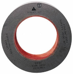 Camel Grinding Wheels - 20" Diam x 12" Hole x 2" Wide Centerless & Cylindrical Grinding Wheel - 80/120 Grit, Aluminum Oxide, Type 1, Medium/Fine Grade, Vitrified Bond, No Recess - Exact Tool & Supply