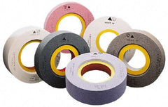 Camel Grinding Wheels - 20" Diam x 10" Hole x 3" Wide Centerless & Cylindrical Grinding Wheel - 46 Grit, Ceramic, Type 7, Coarse Grade, Vitrified Bond, Two Side Recess - Exact Tool & Supply