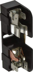 Ferraz Shawmut - 10 to 14 AWG, 600 VAC/VDC, 30 Amp, DIN Rail Mount, Screw Mount Fuse Block - 13/32 Inch Diameter x 1-1/2 Inch Fuse Length, 3.04 Inch Long x 3/4 Inch Wide x 1.31 Inch High Block - Exact Tool & Supply