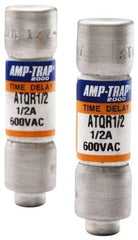 Ferraz Shawmut - 300 VDC, 600 VAC, 1.13 Amp, Time Delay General Purpose Fuse - Clip Mount, 1-1/2" OAL, 100 at DC, 200 at AC kA Rating, 13/32" Diam - Exact Tool & Supply