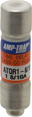 Ferraz Shawmut - 300 VDC, 600 VAC, 1.8 Amp, Time Delay General Purpose Fuse - Clip Mount, 1-1/2" OAL, 100 at DC, 200 at AC kA Rating, 13/32" Diam - Exact Tool & Supply