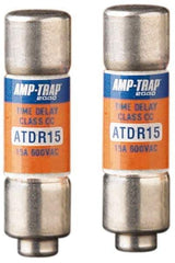 Ferraz Shawmut - 300 VDC, 600 VAC, 2.8 Amp, Time Delay General Purpose Fuse - Clip Mount, 1-1/2" OAL, 100 at DC, 200 at AC kA Rating, 13/32" Diam - Exact Tool & Supply