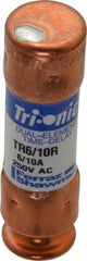 Ferraz Shawmut - 250 VAC/VDC, 0.6 Amp, Time Delay General Purpose Fuse - Clip Mount, 50.8mm OAL, 20 at DC, 200 at AC kA Rating, 9/16" Diam - Exact Tool & Supply
