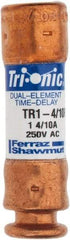 Ferraz Shawmut - 250 VAC/VDC, 1.4 Amp, Time Delay General Purpose Fuse - Clip Mount, 50.8mm OAL, 20 at DC, 200 at AC kA Rating, 9/16" Diam - Exact Tool & Supply