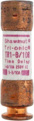 Ferraz Shawmut - 250 VAC/VDC, 1.8 Amp, Time Delay General Purpose Fuse - Clip Mount, 50.8mm OAL, 20 at DC, 200 at AC kA Rating, 9/16" Diam - Exact Tool & Supply