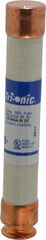 Ferraz Shawmut - 600 VAC/VDC, 4.5 Amp, Time Delay General Purpose Fuse - Clip Mount, 127mm OAL, 20 at DC, 200 at AC kA Rating, 13/16" Diam - Exact Tool & Supply