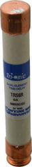 Ferraz Shawmut - 600 VAC/VDC, 6 Amp, Time Delay General Purpose Fuse - Clip Mount, 127mm OAL, 20 at DC, 200 at AC kA Rating, 13/16" Diam - Exact Tool & Supply