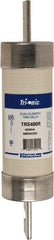 Ferraz Shawmut - 600 VAC/VDC, 400 Amp, Time Delay General Purpose Fuse - Clip Mount, 11-5/8" OAL, 100 at DC, 200 at AC kA Rating, 2-9/16" Diam - Exact Tool & Supply