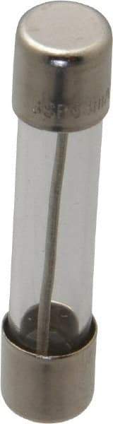 Ferraz Shawmut - 250 VAC, 0.06 Amp, Time Delay Miniature Glass Fuse - Clip Mount, 1-1/4" OAL, 1/4" Diam - Exact Tool & Supply