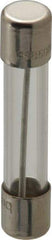 Ferraz Shawmut - 250 VAC, 0.6 Amp, Time Delay Miniature Glass Fuse - Clip Mount, 1-1/4" OAL, 1/4" Diam - Exact Tool & Supply
