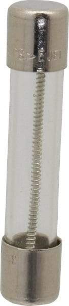 Ferraz Shawmut - 250 VAC, 2.5 Amp, Time Delay Miniature Glass Fuse - Clip Mount, 1-1/4" OAL, 1/4" Diam - Exact Tool & Supply