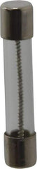 Ferraz Shawmut - 250 VAC, 6 Amp, Time Delay Miniature Glass Fuse - Clip Mount, 1-1/4" OAL, 1/4" Diam - Exact Tool & Supply
