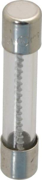 Ferraz Shawmut - 125 VAC, 10 Amp, Time Delay Miniature Glass Fuse - Clip Mount, 1-1/4" OAL, 10 at AC kA Rating, 1/4" Diam - Exact Tool & Supply