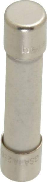 Ferraz Shawmut - 250 VAC, 1 Amp, Time Delay Miniature Ceramic Fuse - Clip Mount, 1-1/4" OAL, 1/4" Diam - Exact Tool & Supply