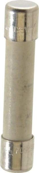 Ferraz Shawmut - 250 VAC, 15 Amp, Time Delay Miniature Ceramic Fuse - Clip Mount, 1-1/4" OAL, 1/4" Diam - Exact Tool & Supply