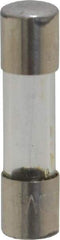 Ferraz Shawmut - 250 VAC, 0.1 Amp, Fast-Acting Miniature Glass Fuse - Clip Mount, 20mm OAL, 5mm Diam - Exact Tool & Supply