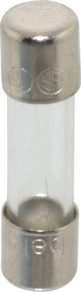 Ferraz Shawmut - 250 VAC, 0.75 Amp, Fast-Acting Miniature Glass Fuse - Clip Mount, 20mm OAL, 5mm Diam - Exact Tool & Supply