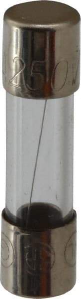 Ferraz Shawmut - 250 VAC, 0.8 Amp, Fast-Acting Miniature Glass Fuse - Clip Mount, 20mm OAL, 5mm Diam - Exact Tool & Supply