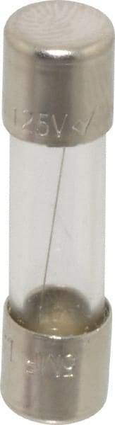 Ferraz Shawmut - 250 VAC, 1.5 Amp, Fast-Acting Miniature Glass Fuse - Clip Mount, 20mm OAL, 5mm Diam - Exact Tool & Supply