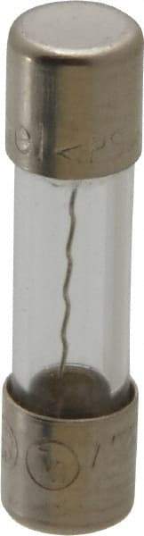 Ferraz Shawmut - 125 VAC, 7 Amp, Fast-Acting Miniature Glass Fuse - Clip Mount, 20mm OAL, 10 at AC kA Rating, 5mm Diam - Exact Tool & Supply