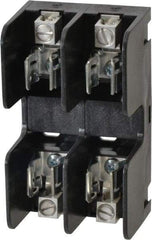Ferraz Shawmut - 2 Pole, 250 VAC/VDC, 60 Amp, Screw Mount Fuse Block - 3 Inch Long x 2.03 Inch Wide x 1.38 Inch High Block - Exact Tool & Supply