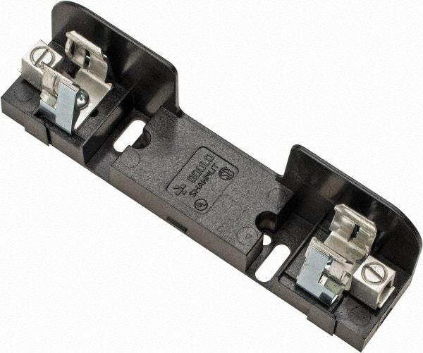 Ferraz Shawmut - 1, 2, 3 Pole, 14 to 2 AWG, 250/600 VAC/VDC, 60 Amp, Screw Mount Fuse Block - 5/16 Inch Diameter x 7 Inch Long x 1.46 Inch Wide x 2 Inch High Block - Exact Tool & Supply