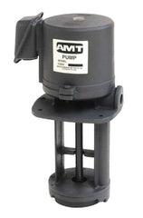 American Machine & Tool - 2.6/1.6 Amp, 230/460 Volt, 3/4 hp, 3 Phase, 3,450 RPM, Cast Iron Immersion Machine Tool & Recirculating Pump - Exact Tool & Supply